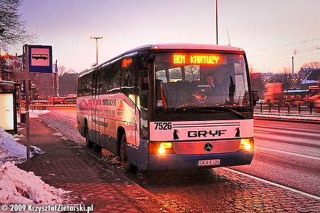 Autobus w Gdańsku Głównym